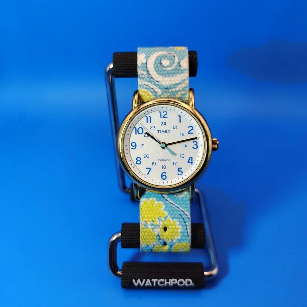 Vintage 2012 Timex Weekender Summer Breeze 38mm Women's‎ Quartz Watch Restored